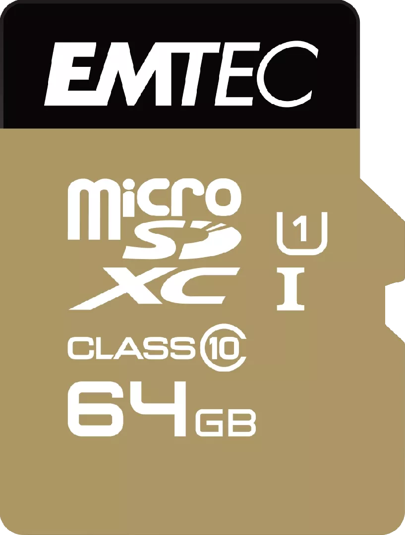 Emtec microSD Class10 Gold+ 64GB MicroSDXC