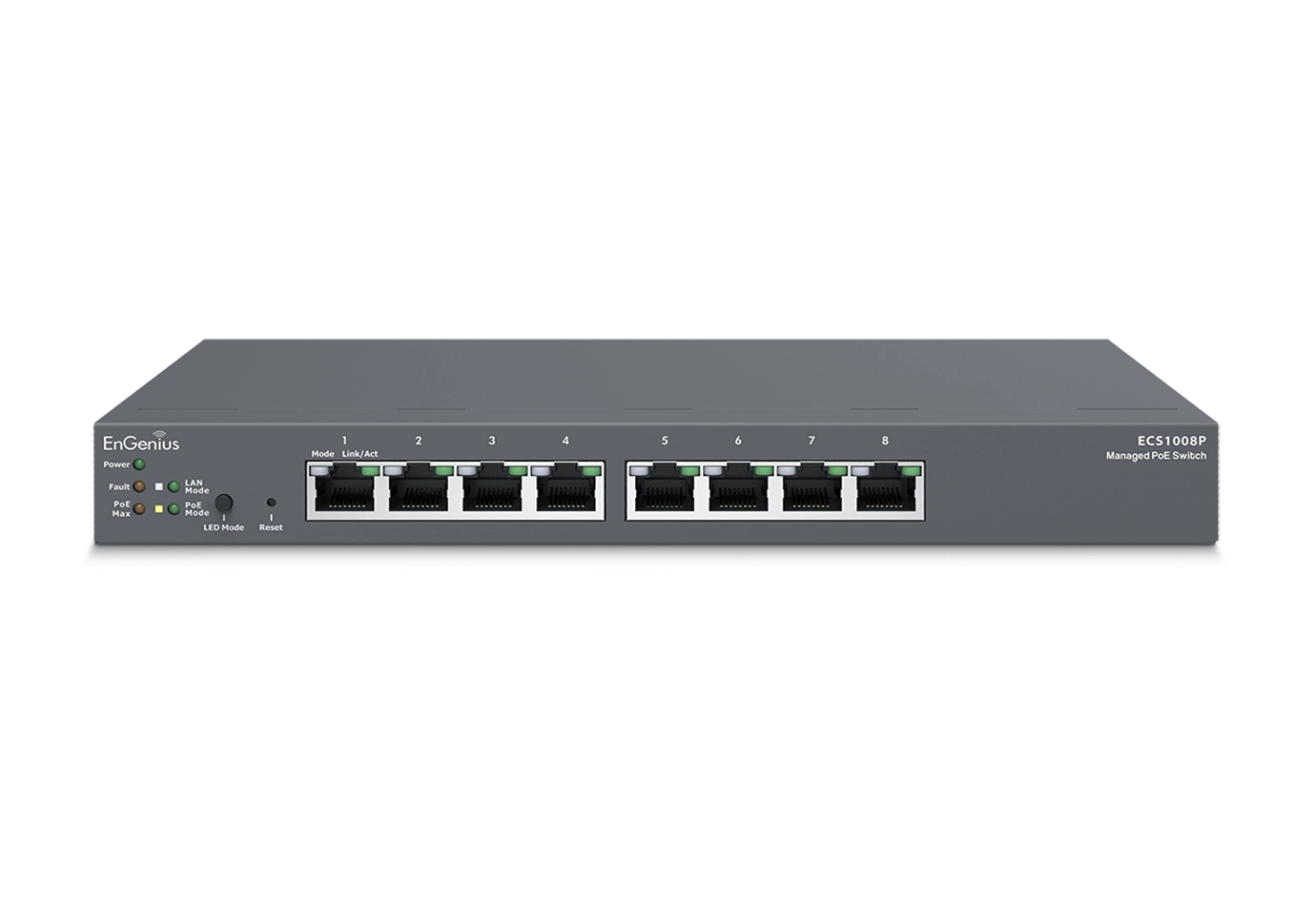 EnGenius CloudSwitch L2Plus 8 PoE 1402A0090311