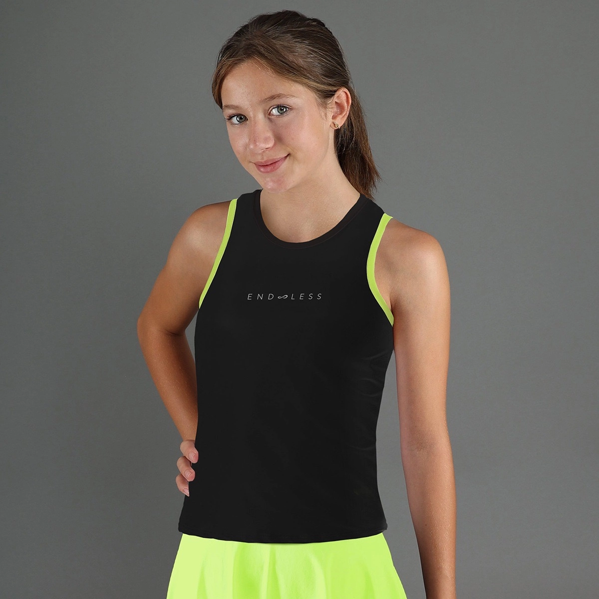 Tank top ENDLESS Essential Girls Black