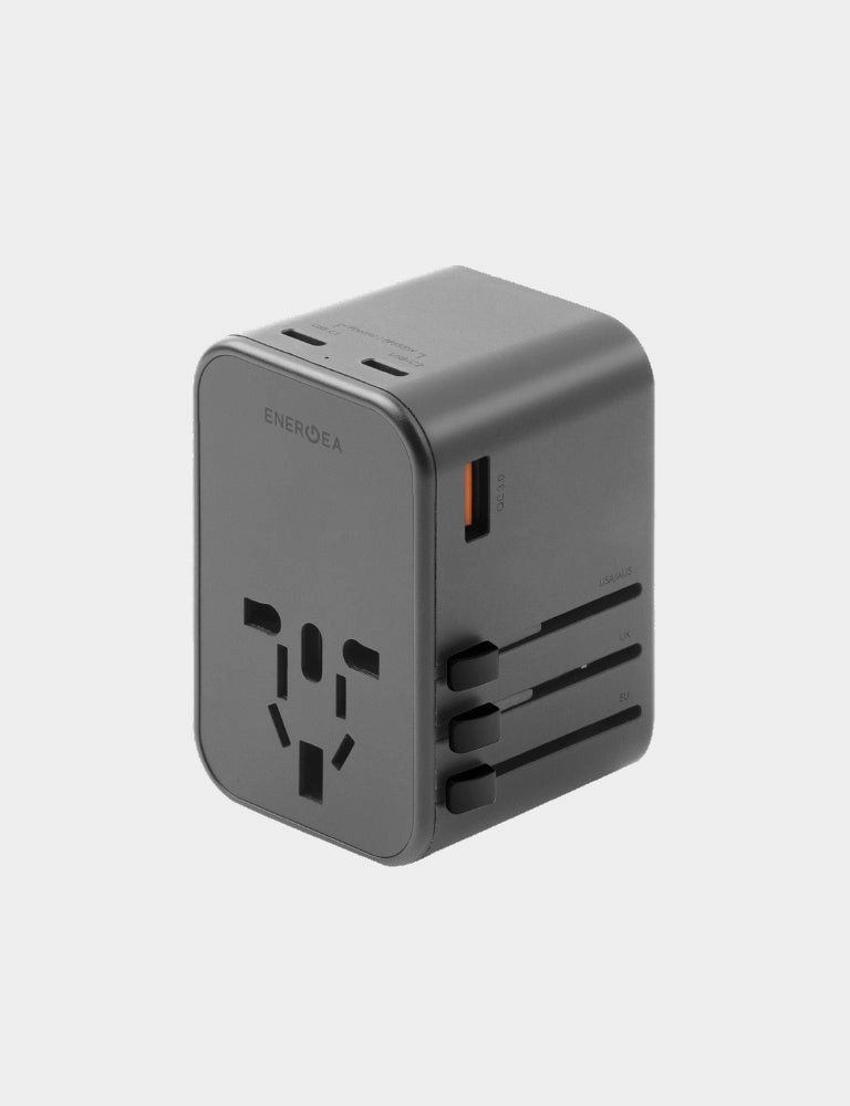 Energea TravelWorld Universal Black AC Fast