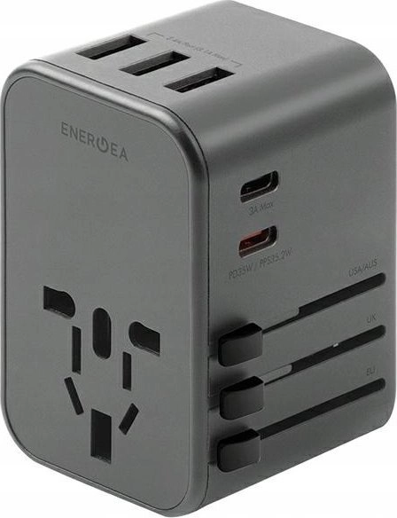 ENERGEA lad. siec. 3xUSB+2xUSB-C PD-PPS-QC 3
