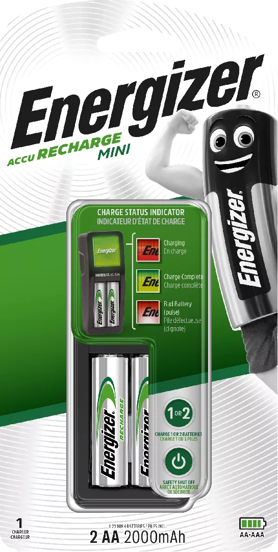 Energizer Mini Charger battery charger AC