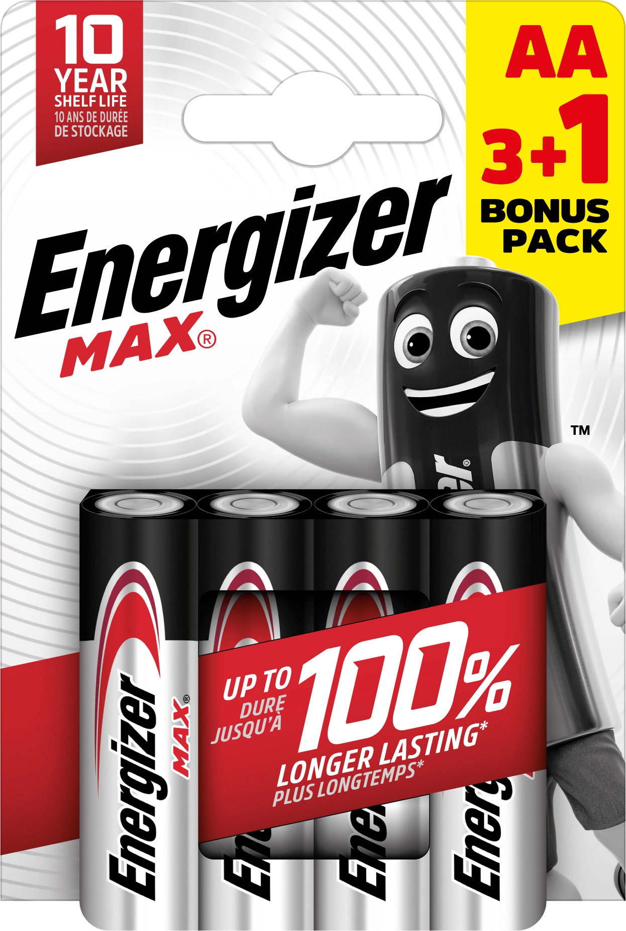 Energizer battery Max Alkaline AA CHP4