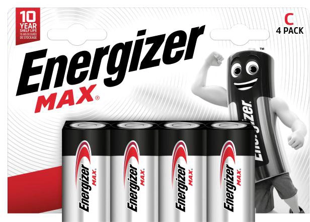 Energizer battery Max Alkaline C CHP4