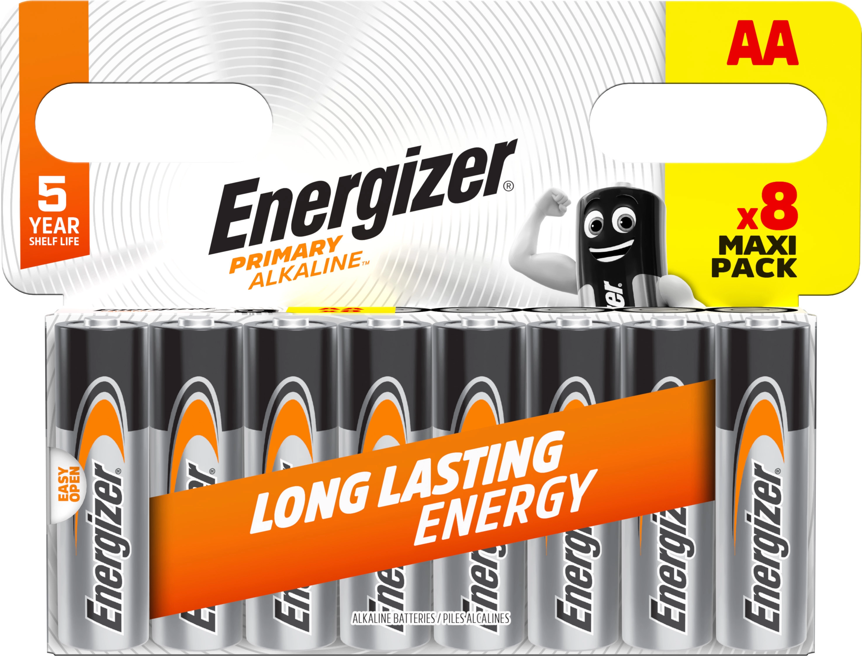 Energizer battery Primary Alkaline AA CHP8