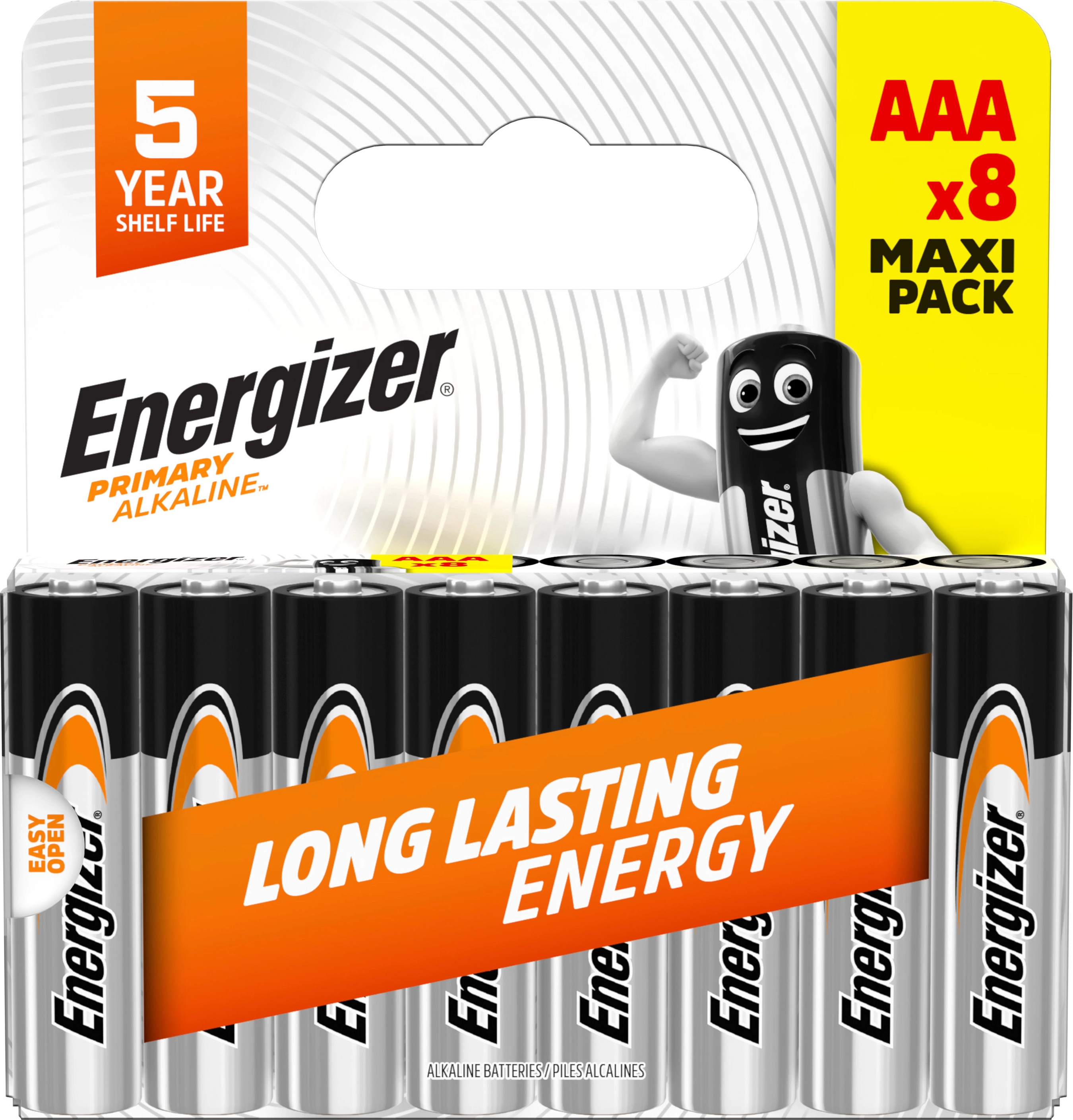 Energizer battery Primary Alkaline AAA DHP8