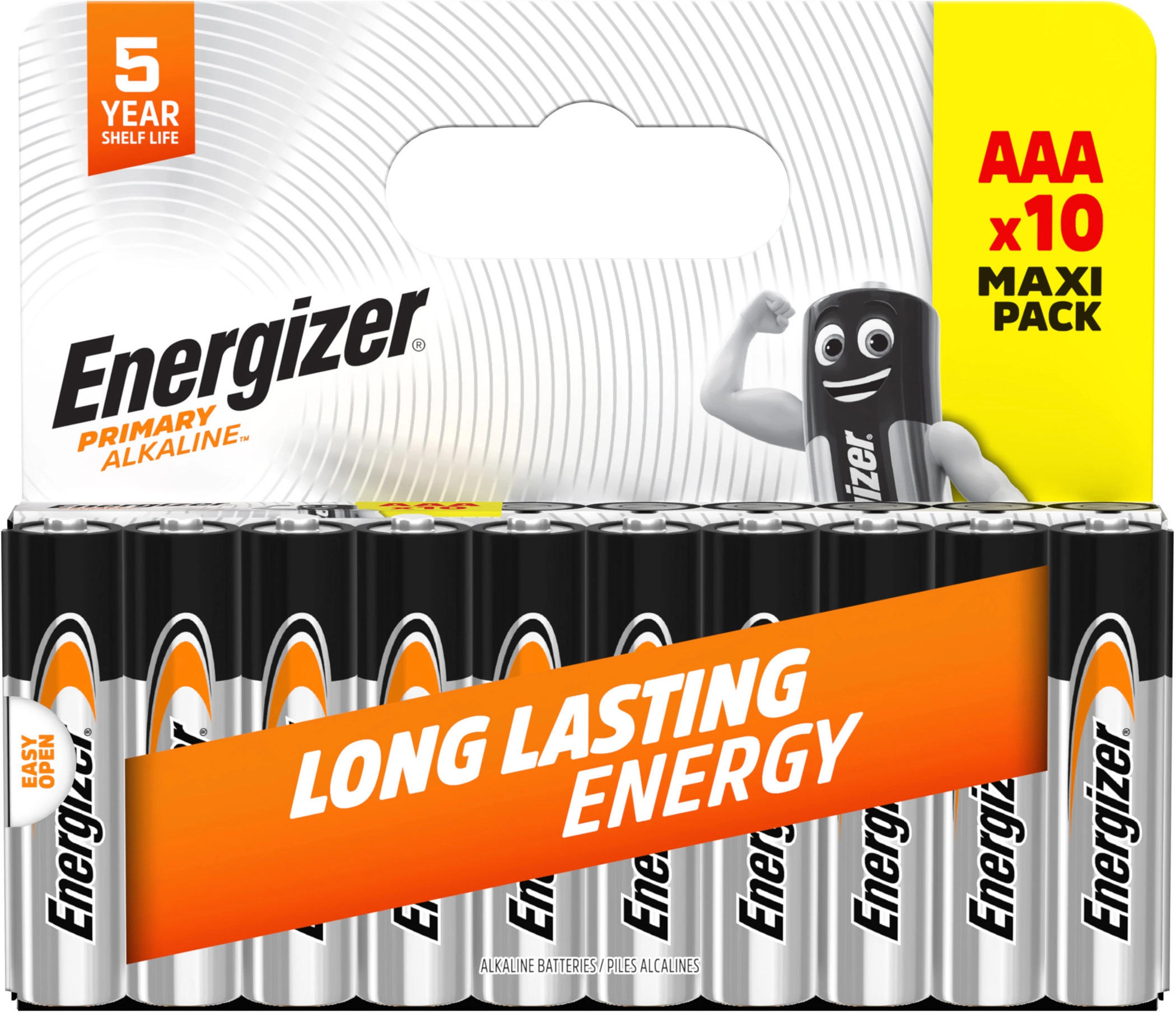 Energizer battery Primary Alkaline AAA DHP10