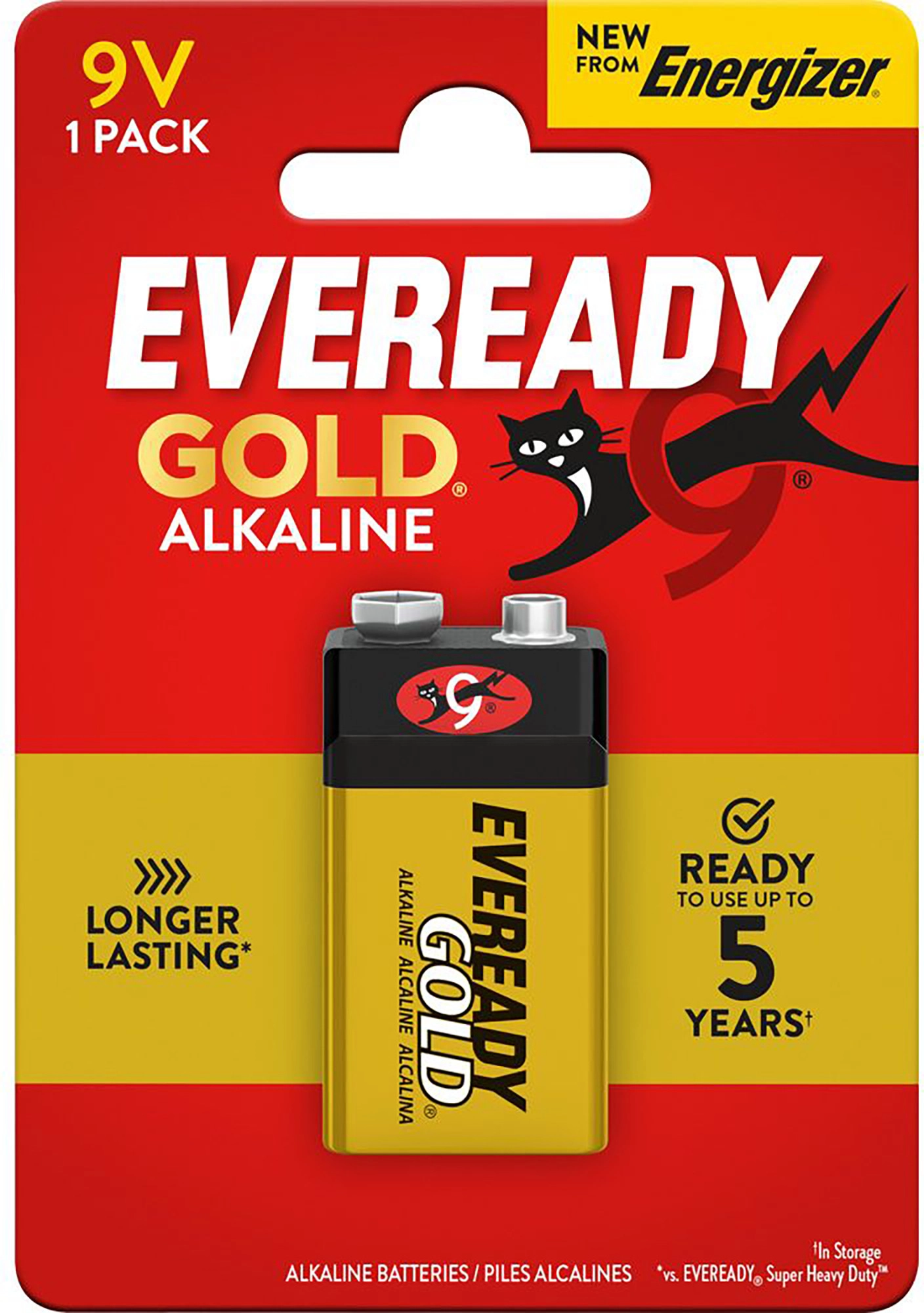 Energizer battery Eveready Gold 9V CP1