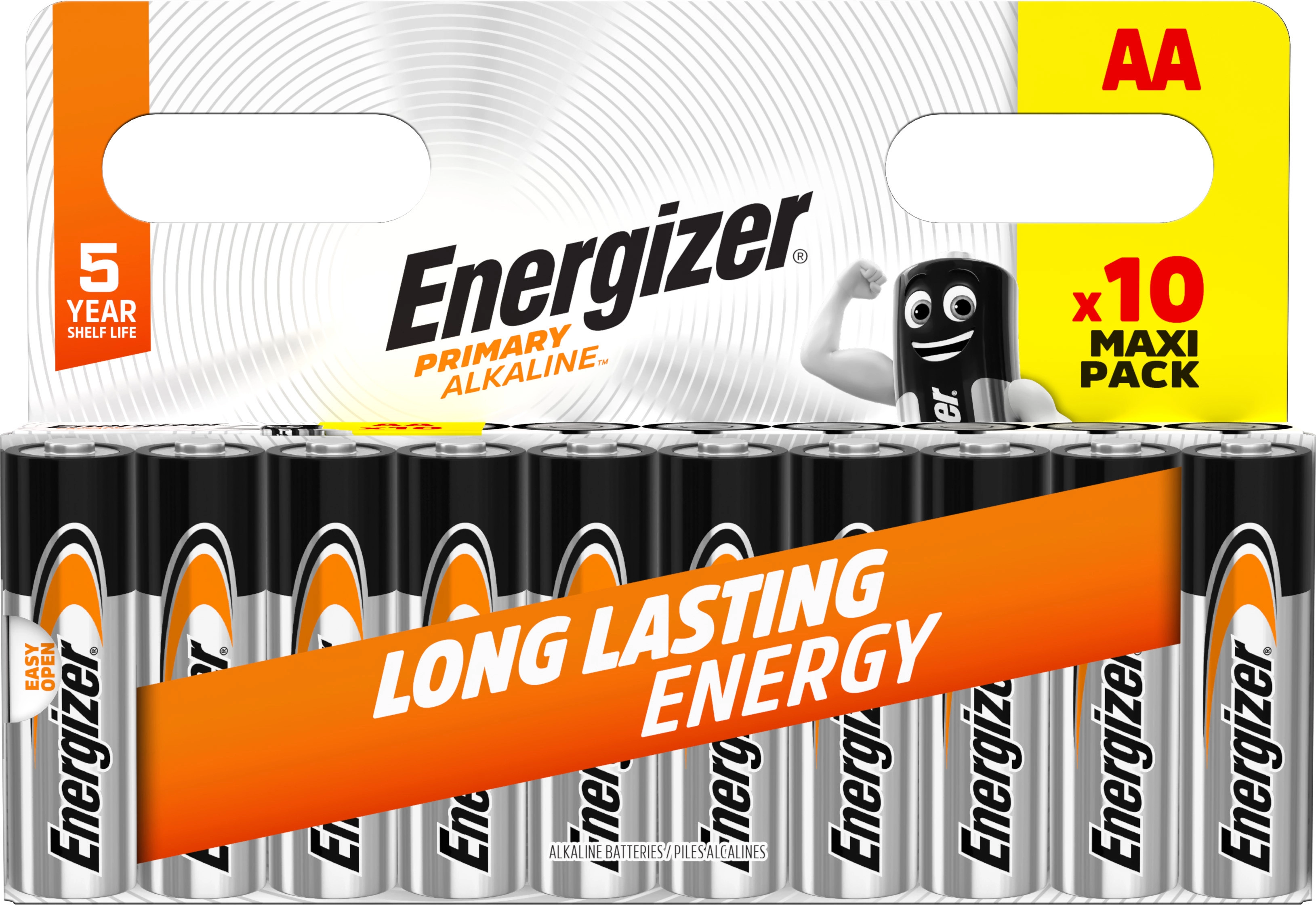 Energizer battery Primary Alkaline AA DHP10