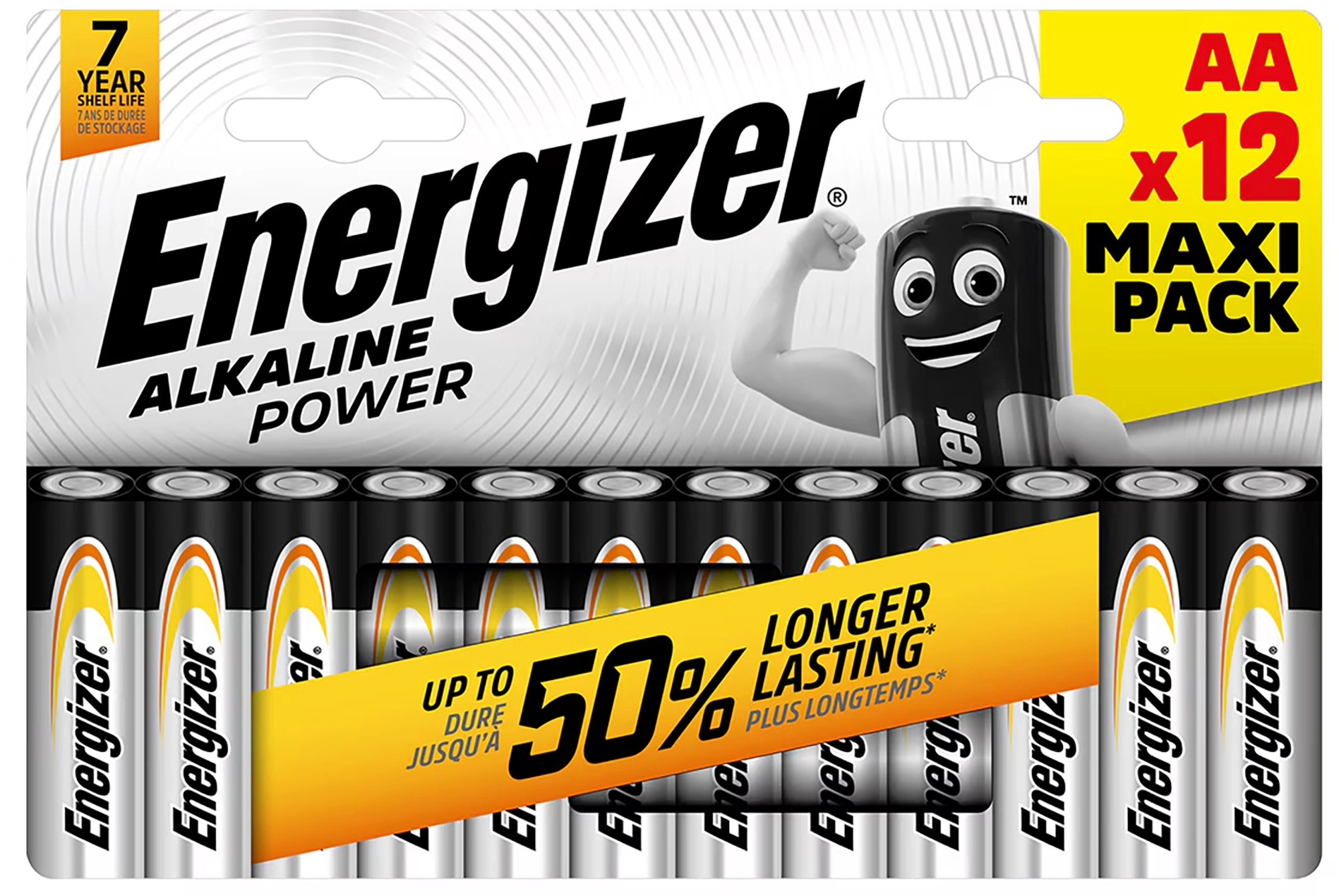Energizer battery Alkaline Power AA CHP12