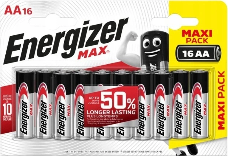Energizer 16x Bateria Energizer MAX AA