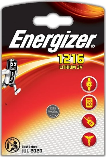Energizer CR1216 battery 1 pc. 7638900411508