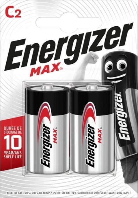 ENERGIZER MAX C BATTERY /2 pcs