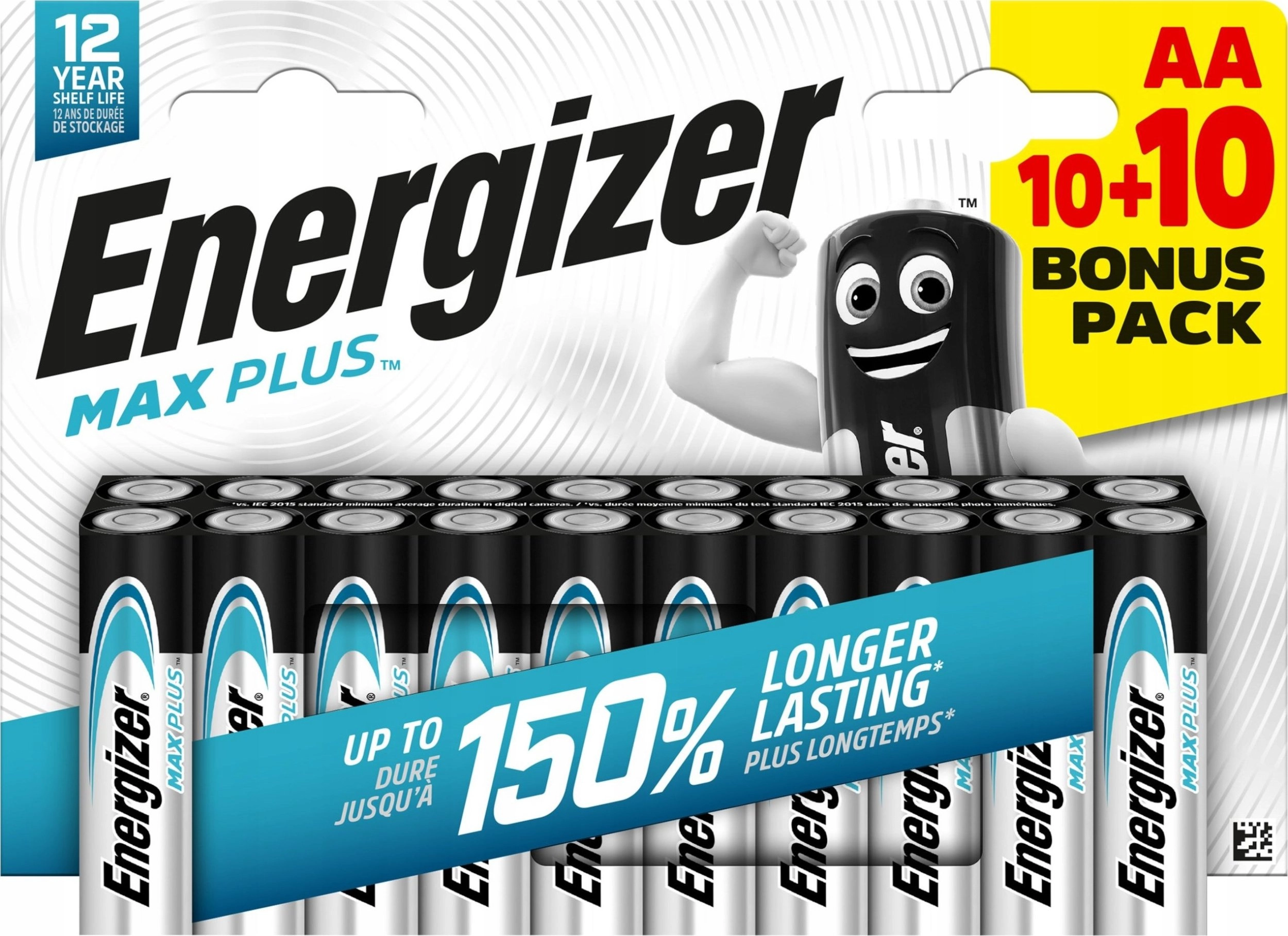 Energizer Max Plus LR6 AA elementy