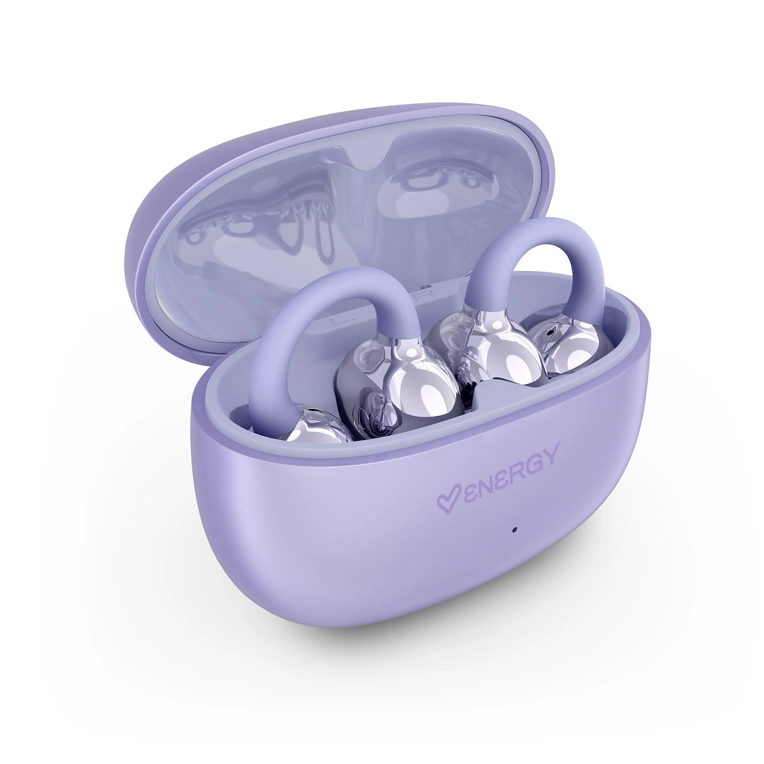 Austiņas Enerģijas Sistem Bezvadu austiņas Enerģijas Sistem ChicPods Open Sound purpurs