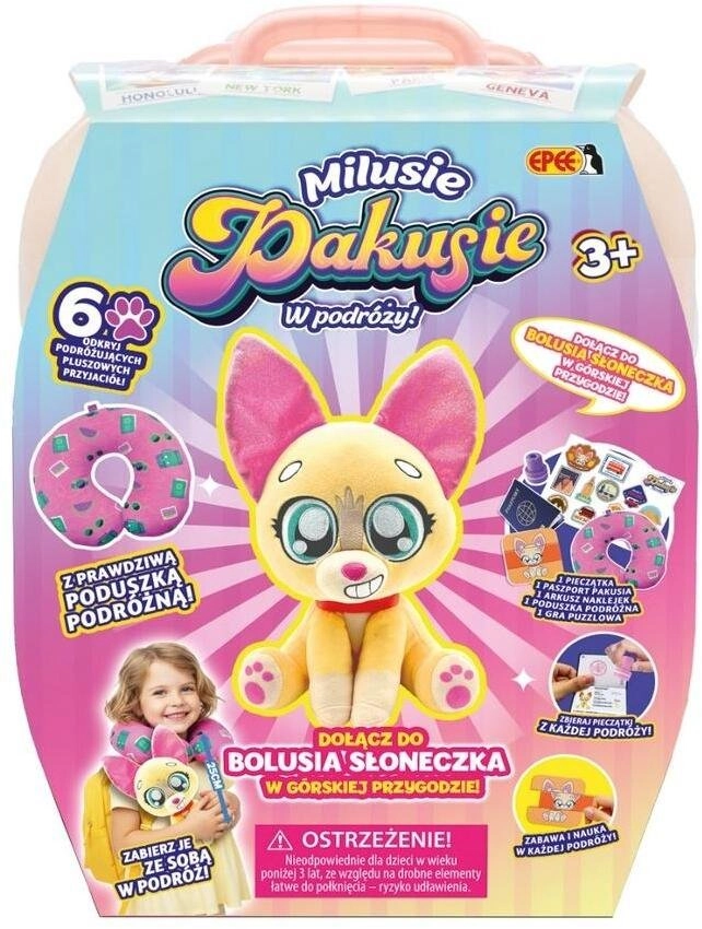 Maskotka Milusie Pakusie w Podróży Bolus