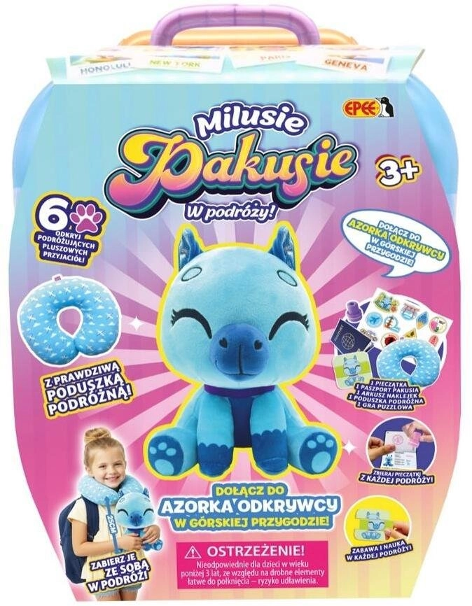 Maskotka Milusie Pakusie w Podróży Azorek