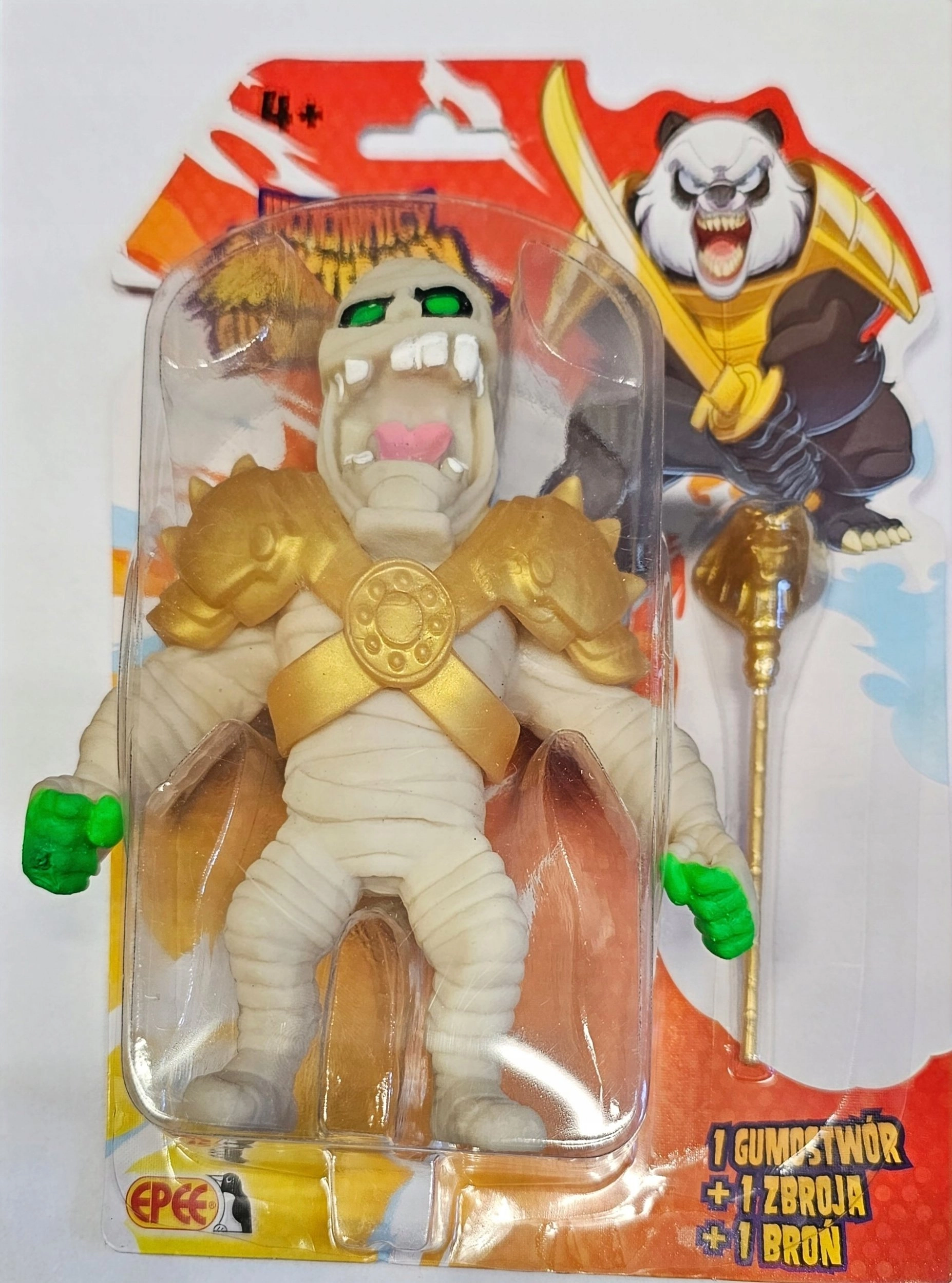 Mummy Warriors Figurine with a golden