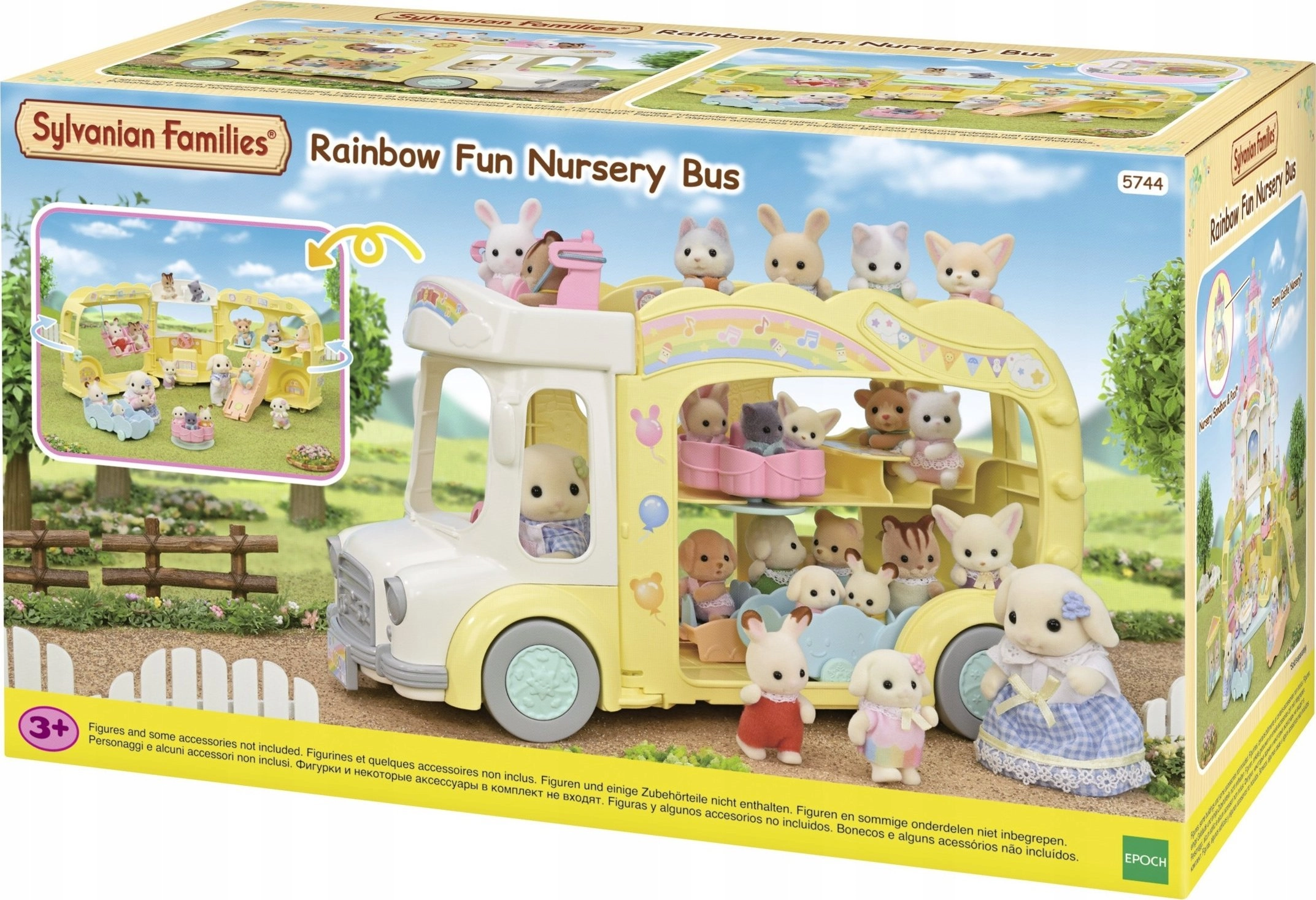Sylvanian Families Rainbow Fun Nursery Bus