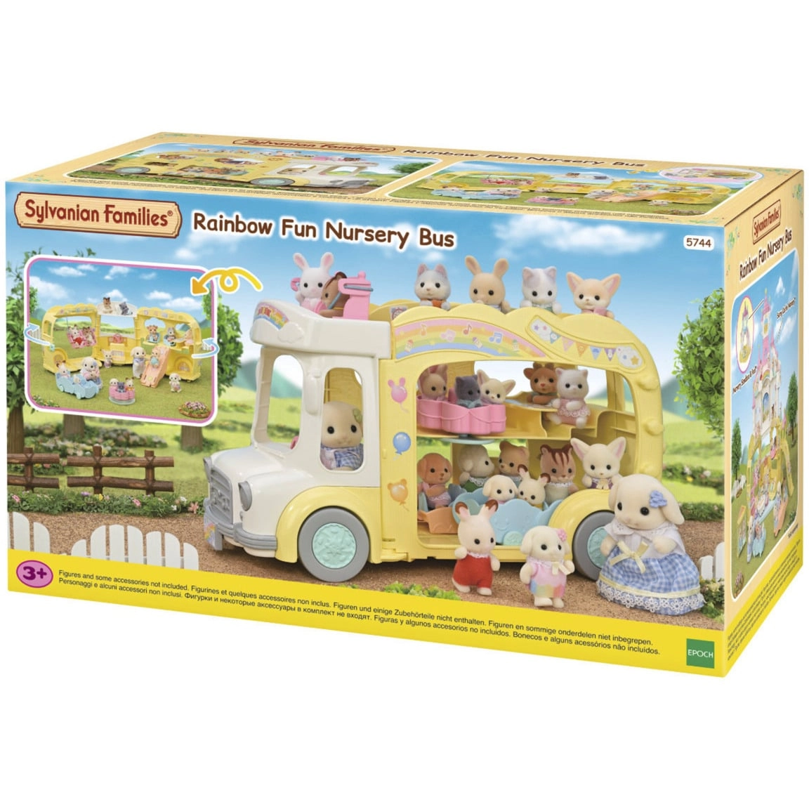 Sylvanian Families Rainbow Fun Nursery Bus