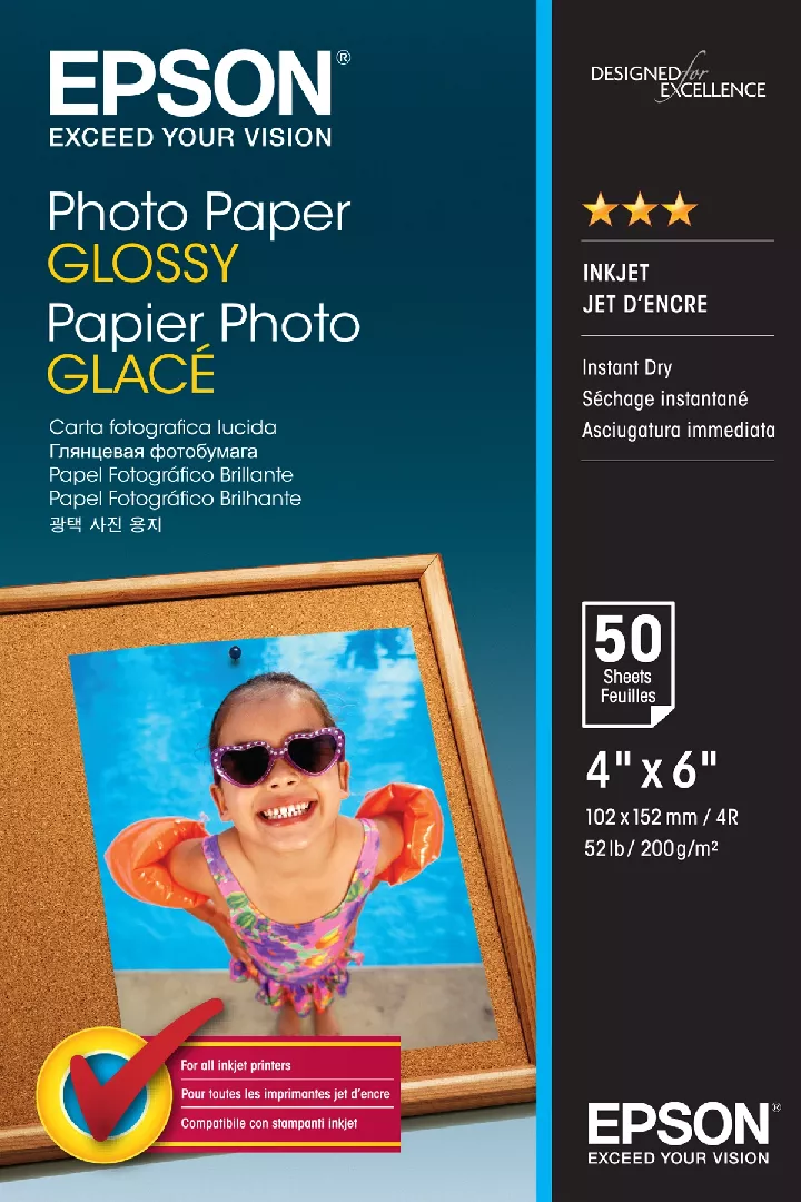 Epson Photo Paper Glossy - 10x15cm