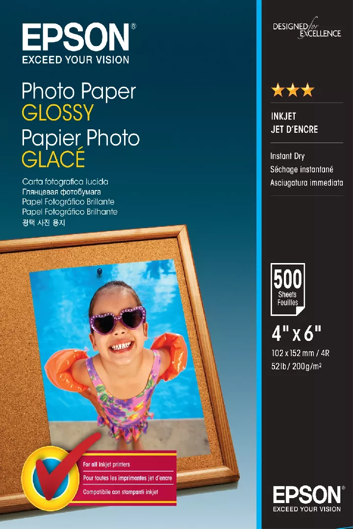 Epson Photo Paper Glossy - 10x15cm