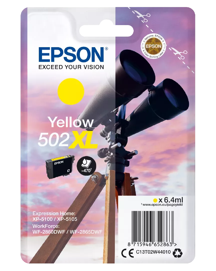 EPSON 1LB Singlepack Yellow 502XL Ink