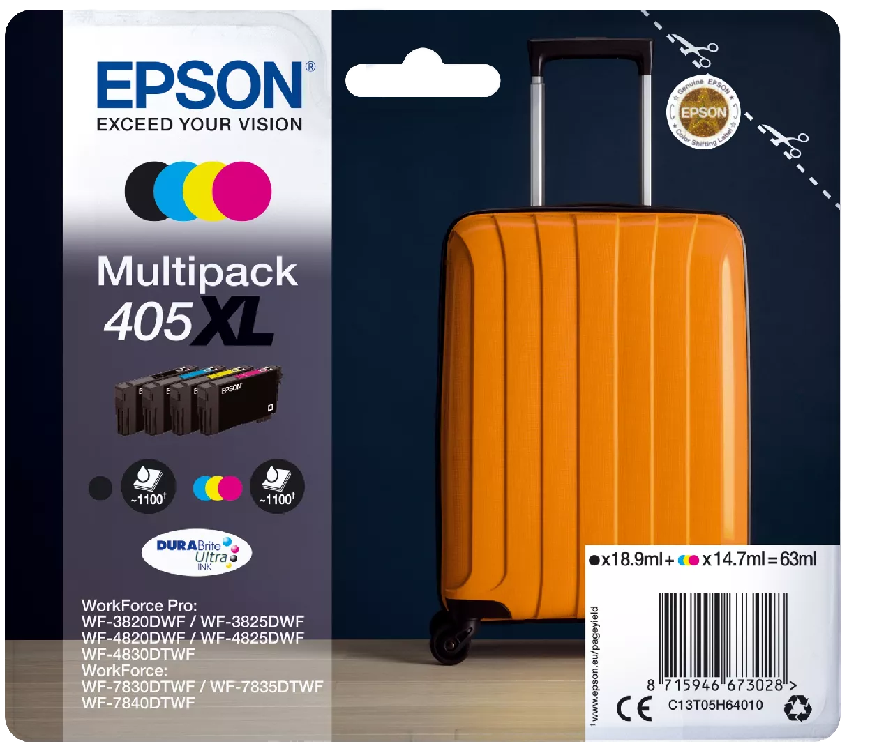 Epson 405XL DURABrite Ultra ink cartridge