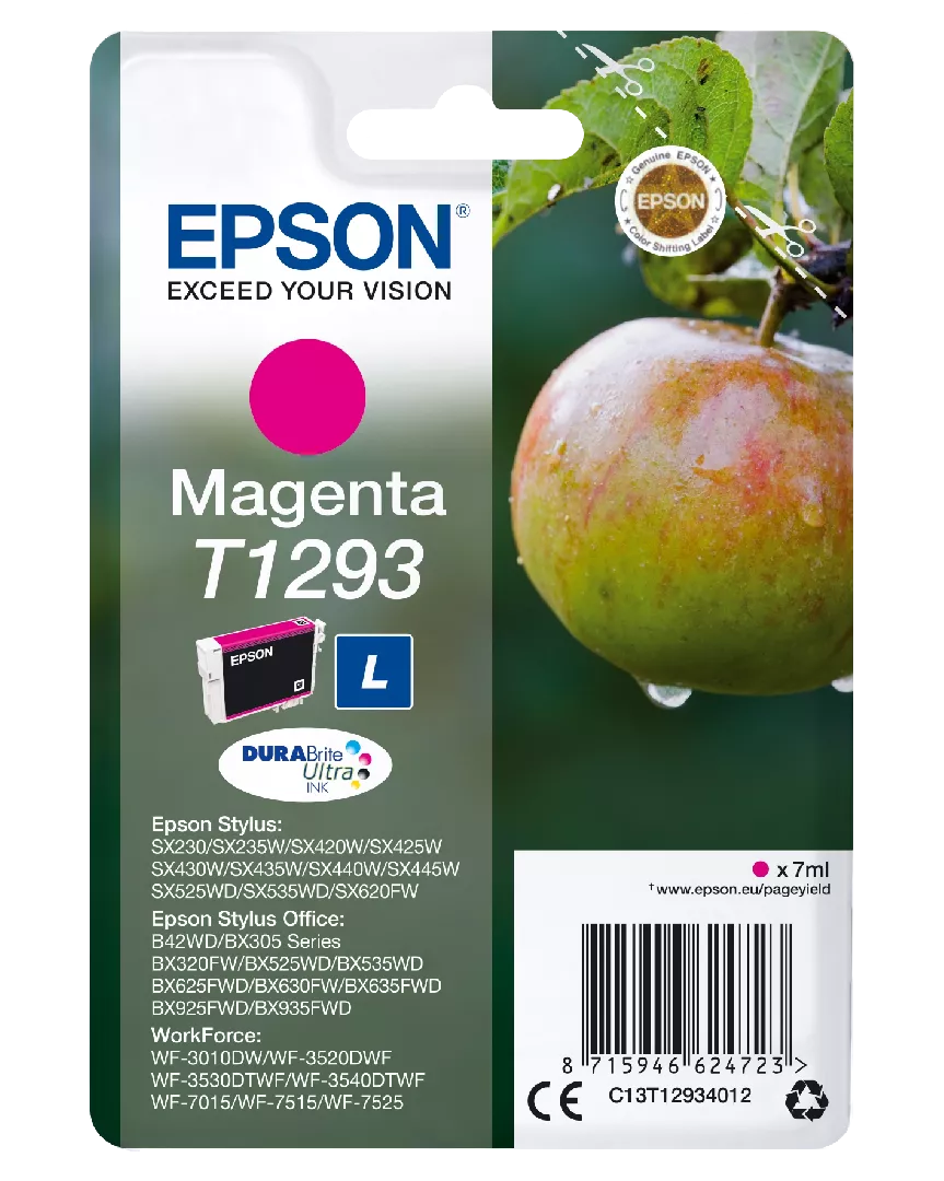 Epson Apple Singlepack Magenta T1293 DURABrite