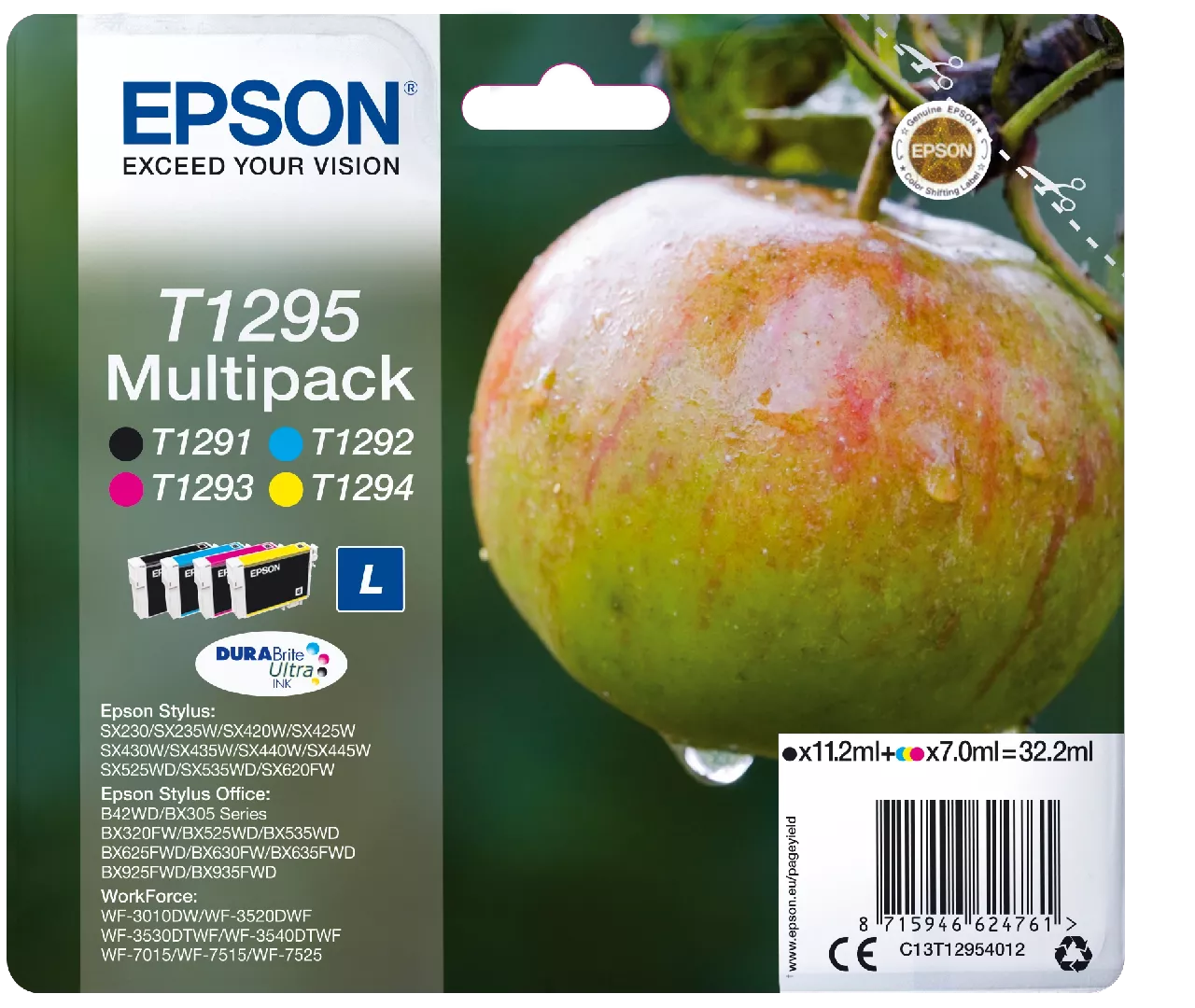 Epson Apple Multipack 4-colours T1295 DURABrite