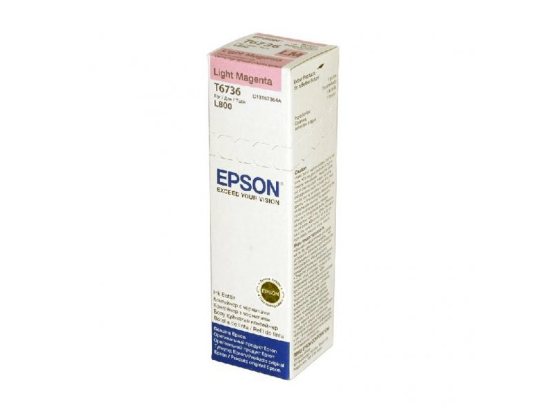Epson T6736 Light Magenta ink bottle