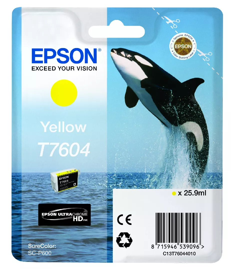 Epson T7604 Yellow C13T76044010 8715946539096