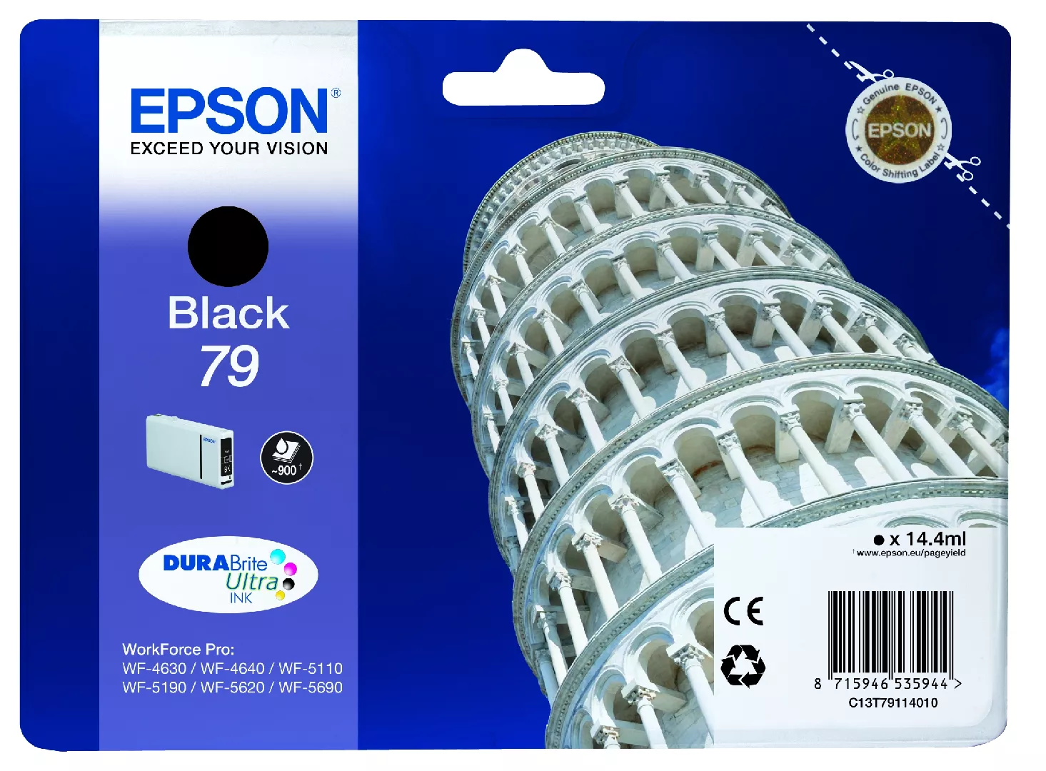 Epson Tower of Pisa Singlepack Black