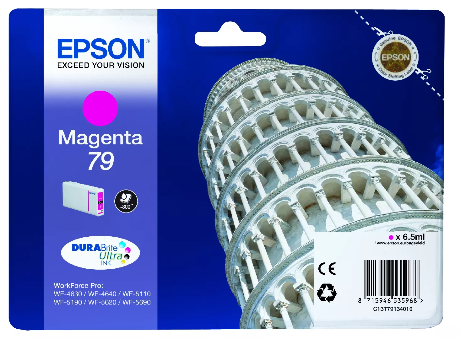Epson Tower of Pisa Singlepack Magenta
