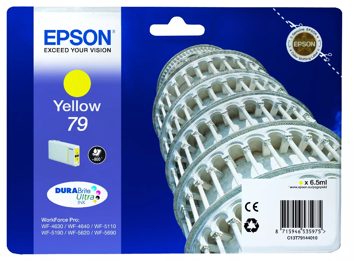 Epson Tower of Pisa Singlepack Yellow