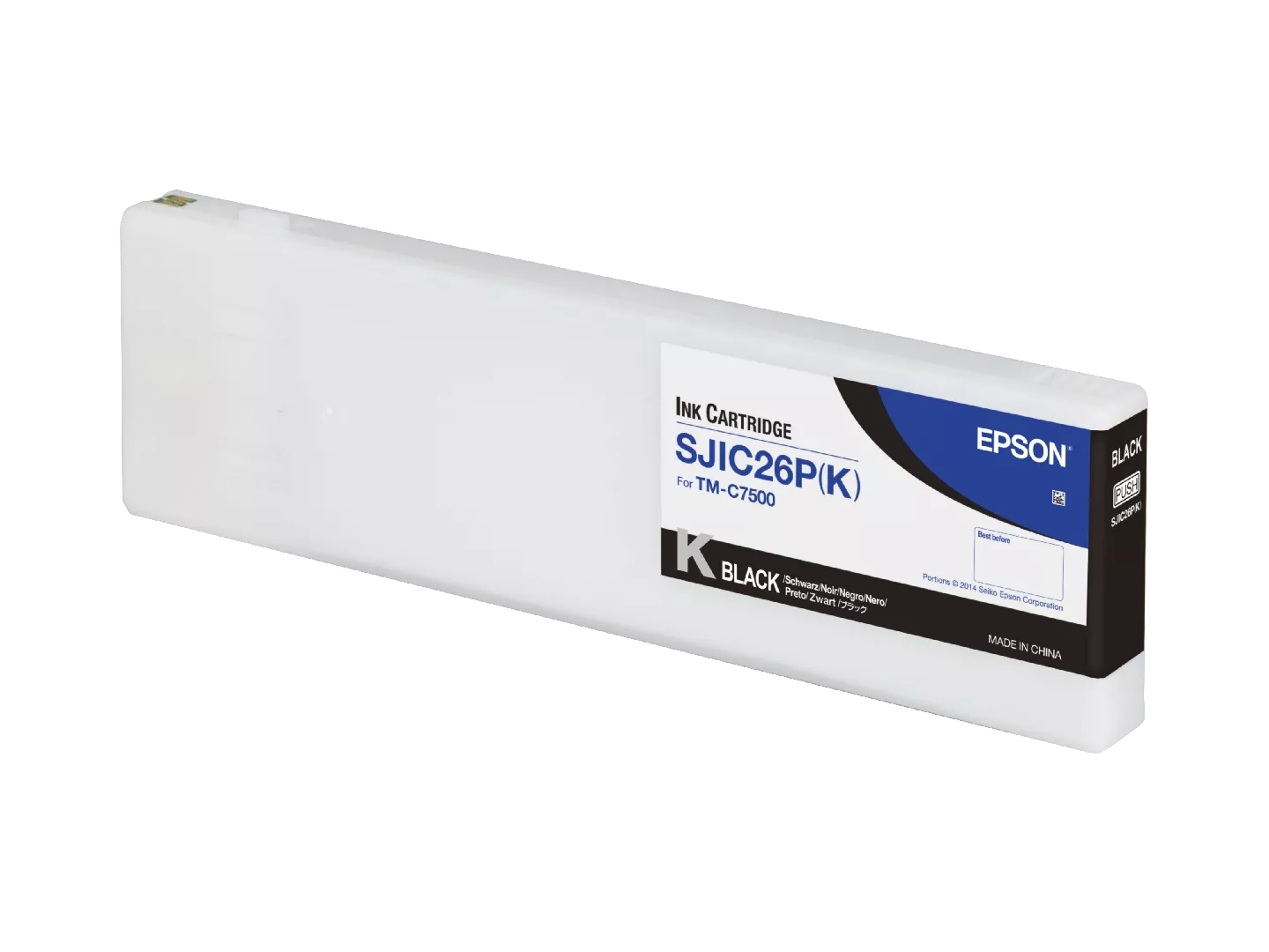Epson SJIC26P(K): Ink cartridge for ColorWorks
