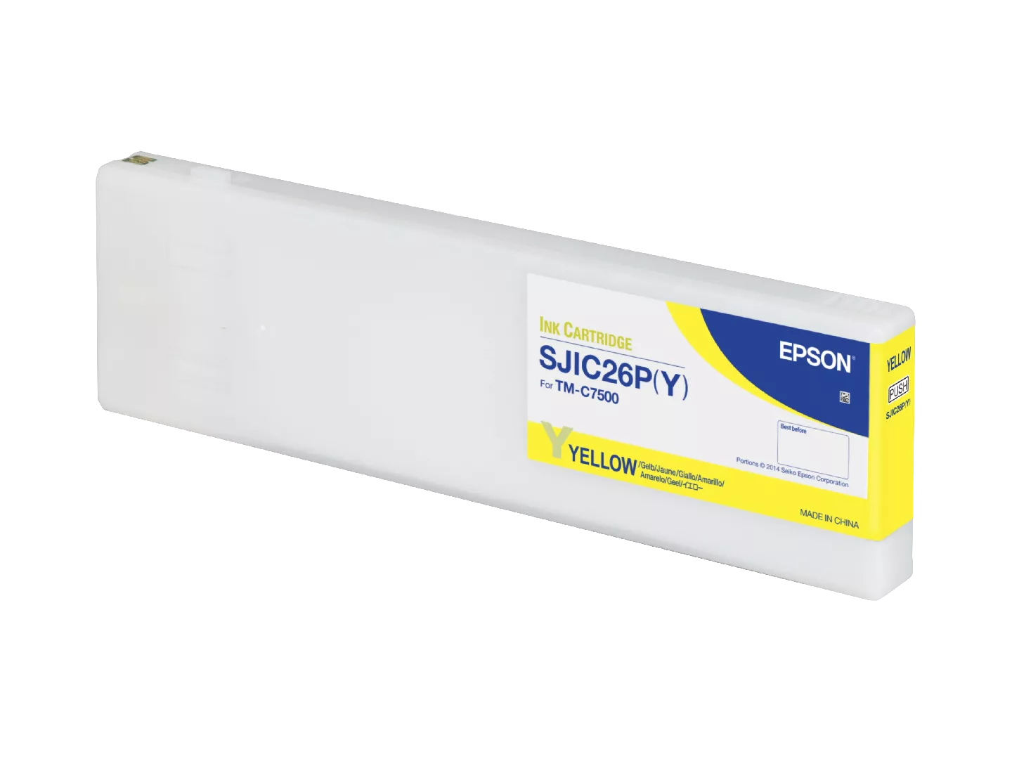 Epson SJIC26P(Y): Ink cartridge for ColorWorks