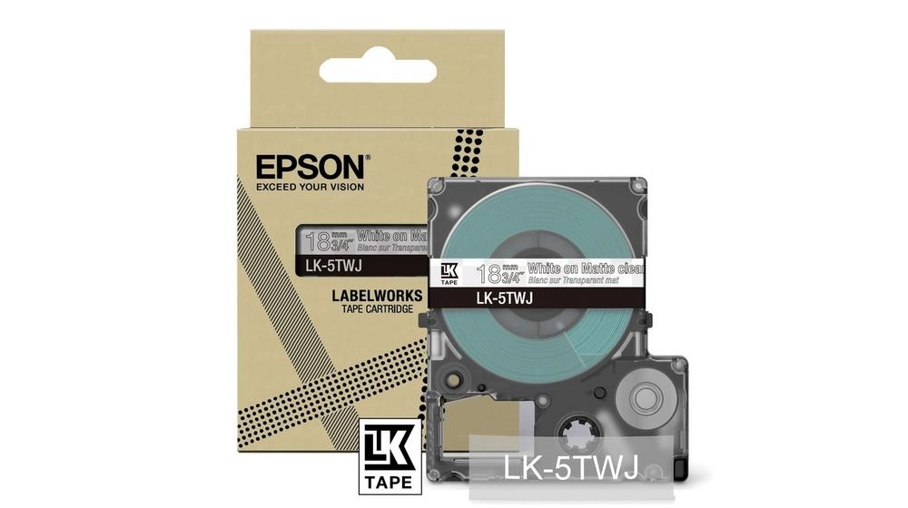 Epson LK-5TWJ Transparent  White C53S672069