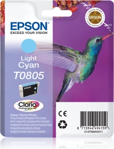 Epson Hummingbird Singlepack Light Cyan T0805