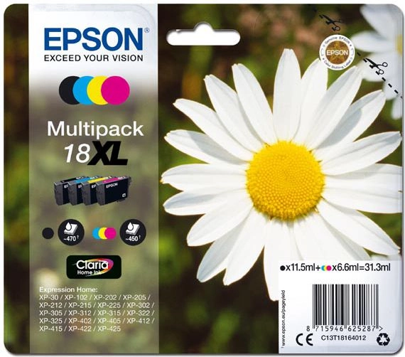 Epson Daisy 18XL Claria Home Multipack