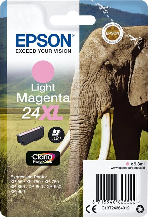 Epson Elephant 24XL Claria Photo HD