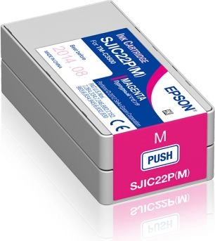 Epson SJIC22P(M): Ink cartridge for ColorWorks