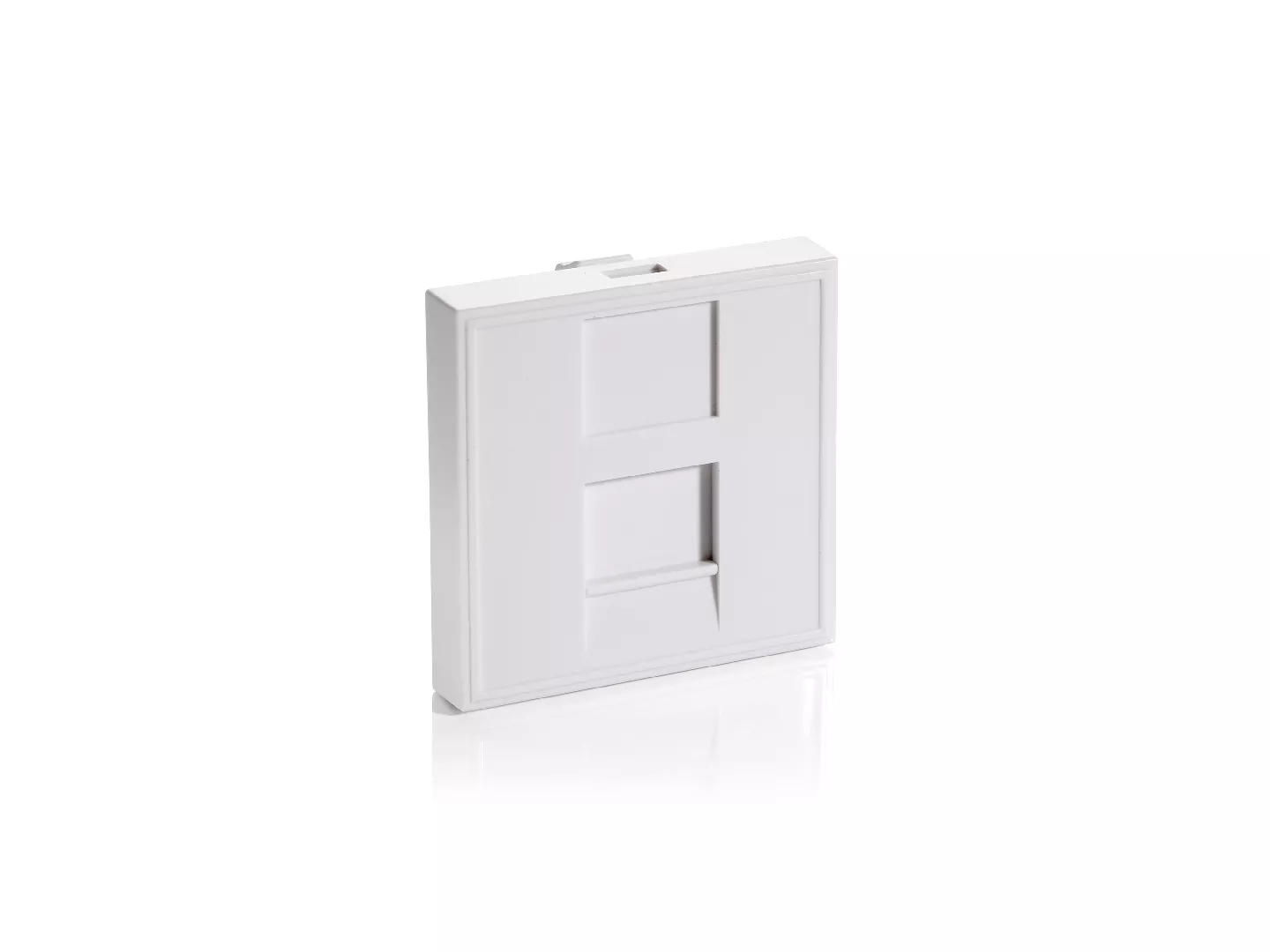 Equip French Modular Insert  1-port 125471