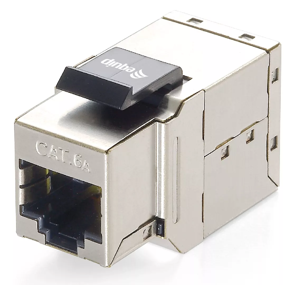 Equip Cat.6A Shielded Keystone Inline