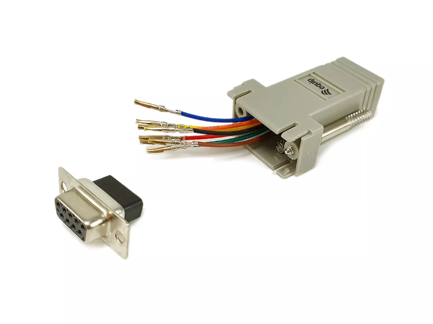 Equip DB9 to RJ45 adapter 133388