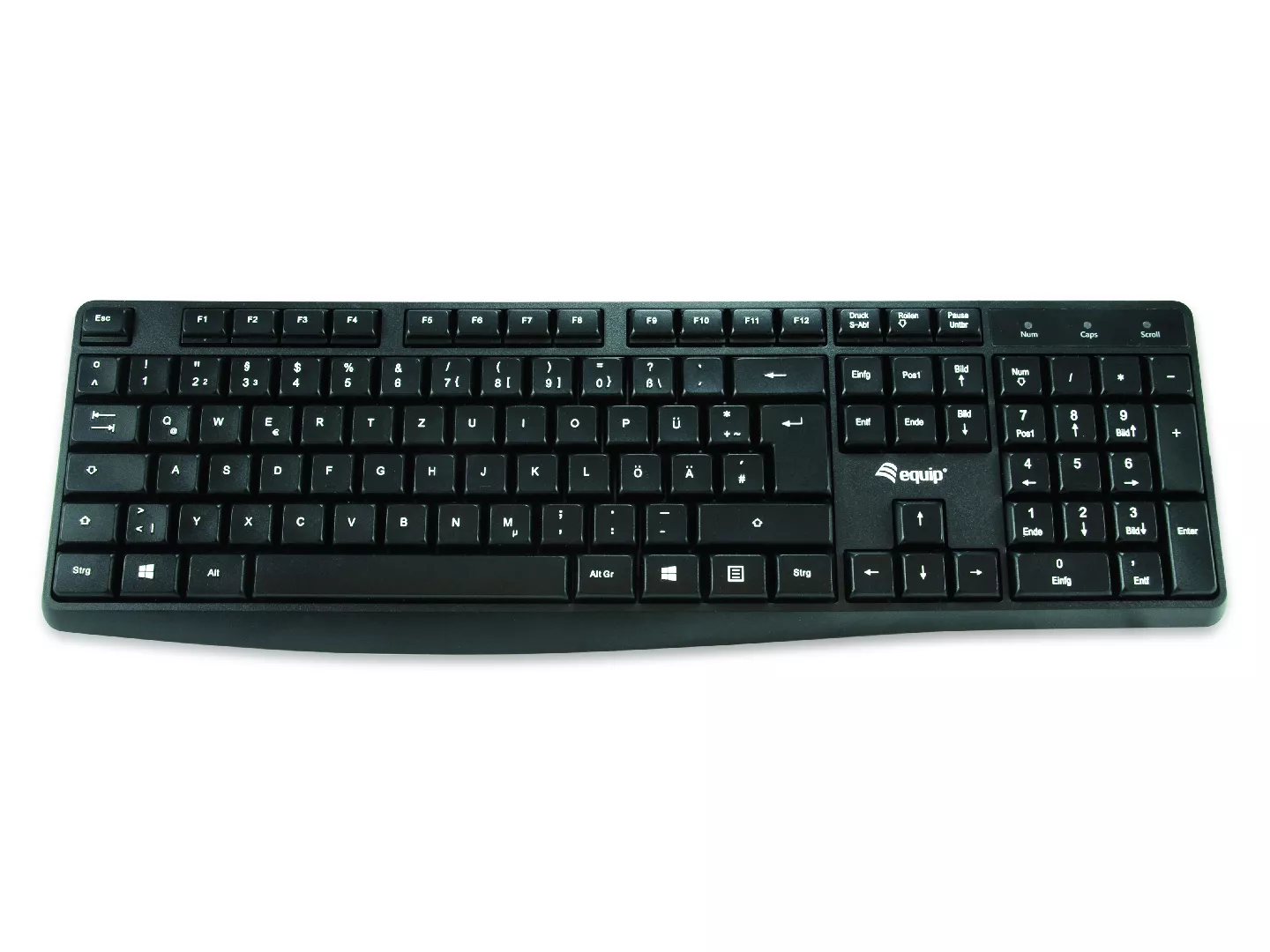 Equip 245211 tastatūra Birojs USB QWERTY Spāņu Melns