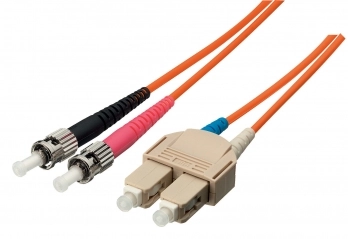 Equip ST/SC Fiber Optic Patch Cable