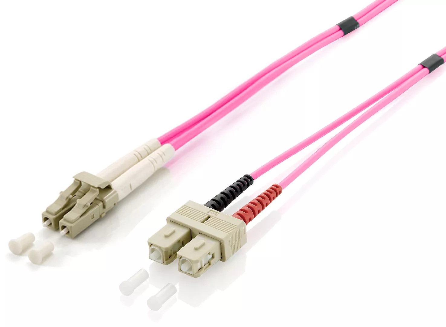 Equip LC/SC Fiber Optic Patch Cable