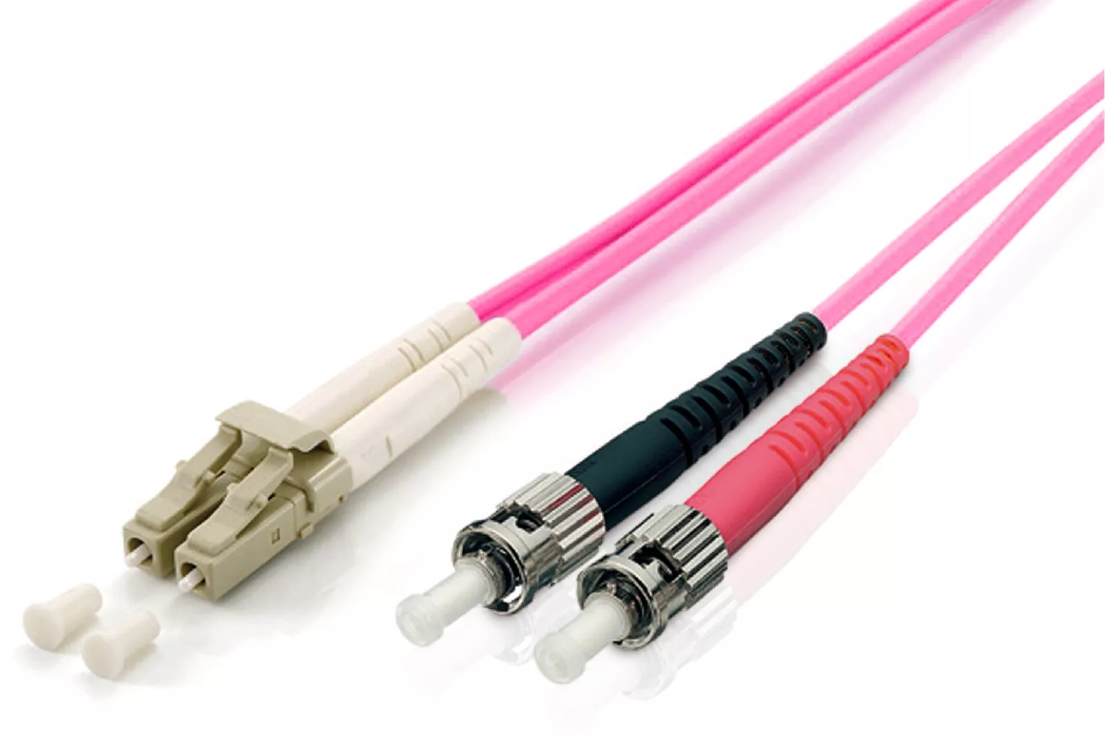 Equip LC/ST Fiber Optic Patch Cable