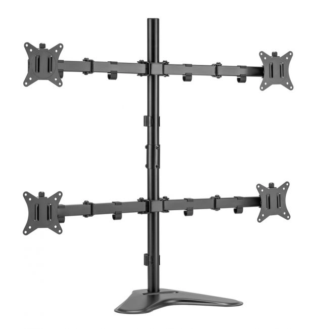 Equip 17"-32" Articulating Quad Monitor